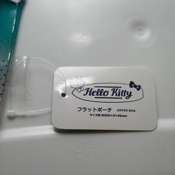 Hello Kitty Sanrio Summer Beach Flat Pouch Brand New with Tag from Japan - Picture 5 of 5
